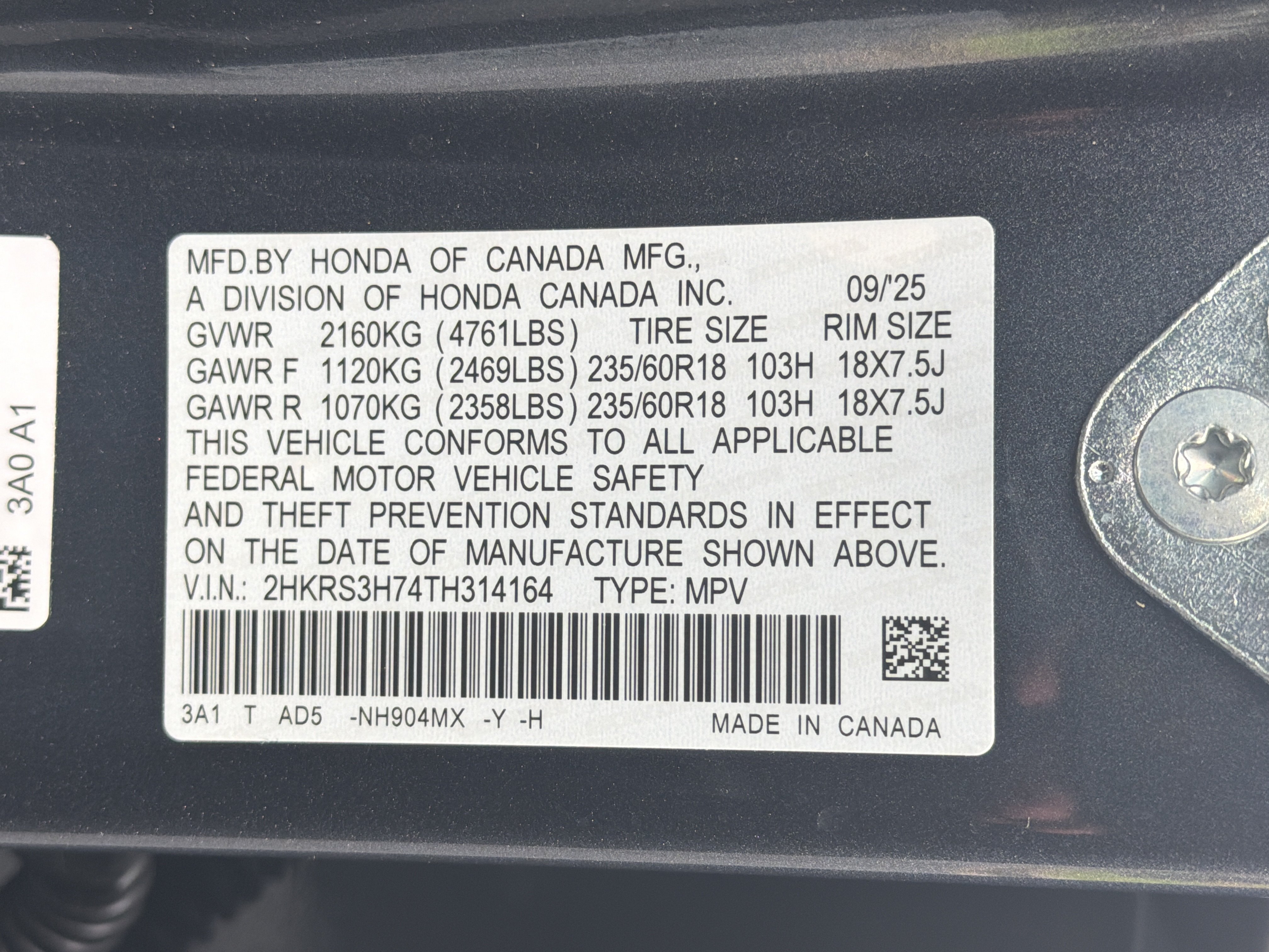 Certified 2026 Honda CR-V EX-L image 36
