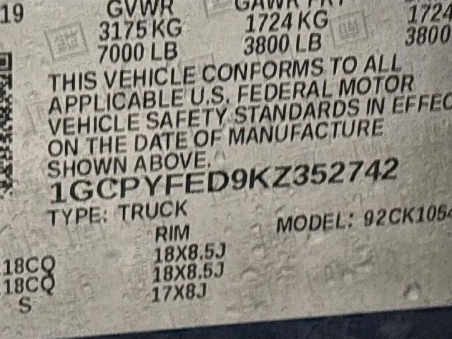 Used 2019 Chevrolet Silverado 1500 LT Trail Boss AWD/4WD image 24