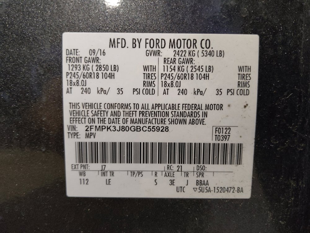 Used 2016 Ford Edge SEL w/ Equipment Group 201A FWD image 33