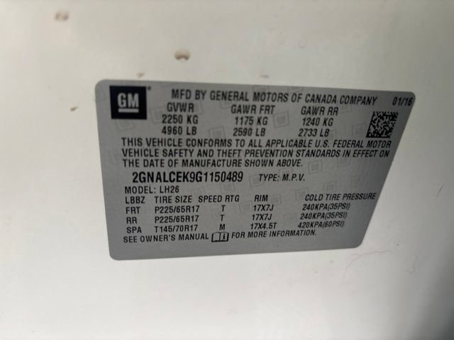 Used 2016 Chevrolet Equinox LT w/ Convenience Package FWD image 17