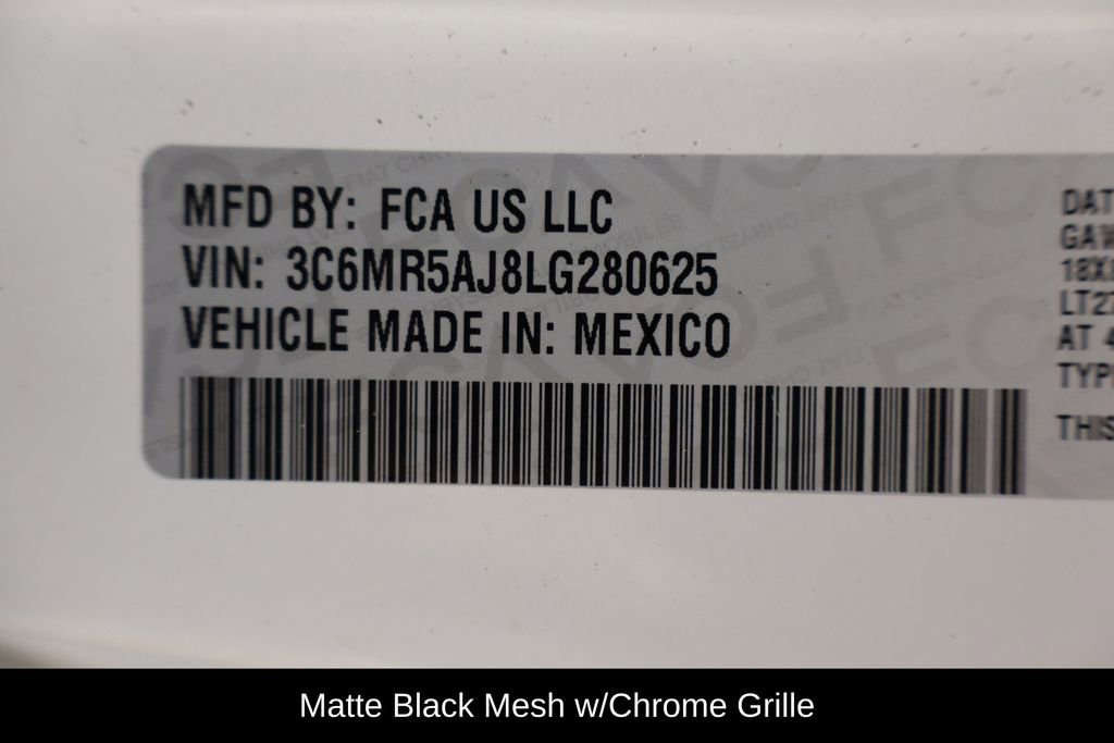 Used 2020 RAM 2500 Tradesman w/ Chrome Appearance Group AWD/4WD image 17