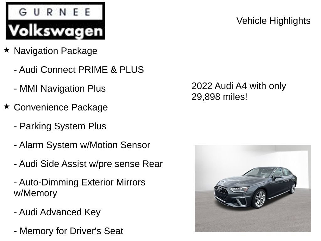 Used 2022 Audi A4 2.0T Premium Plus AWD/4WD image 7