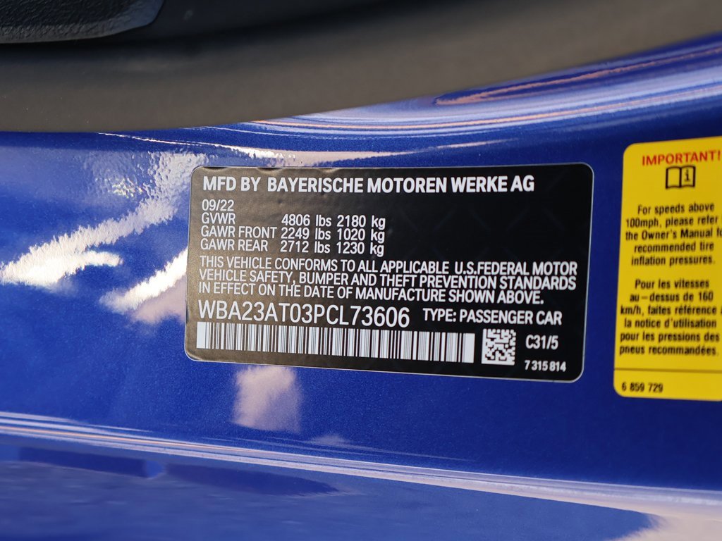 Used 2023 BMW 430i Convertible w/ M Sport Package image 57
