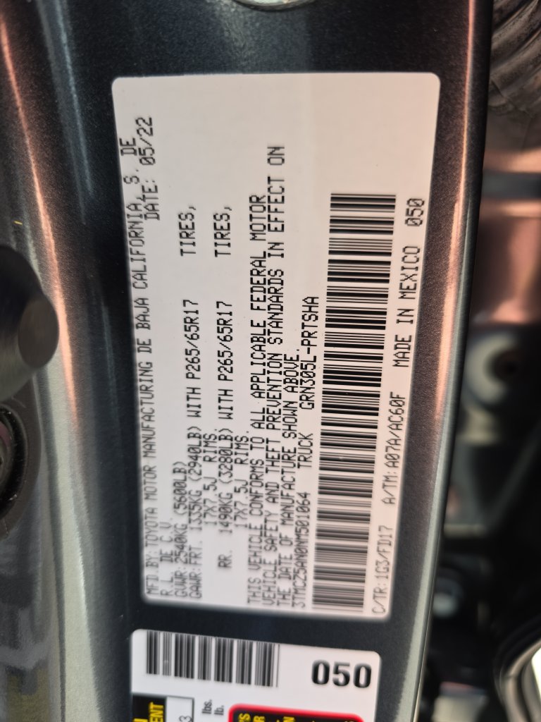 Used 2022 Toyota Tacoma TRD Sport w/ Technology Package AWD/4WD image 19
