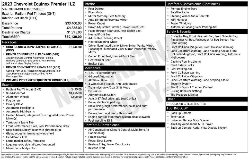 Used 2023 Chevrolet Equinox Premier image 10
