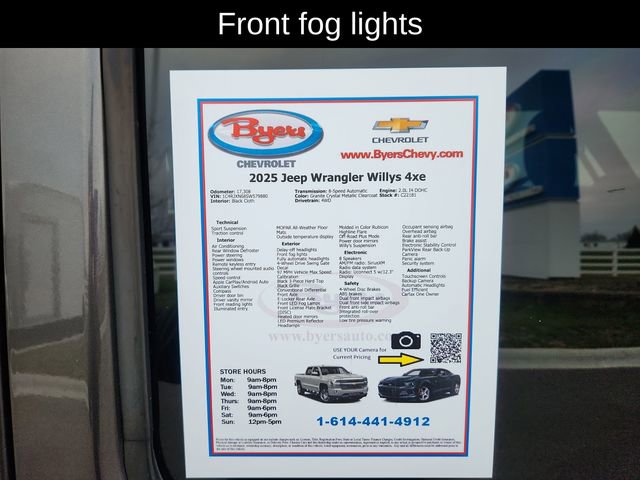 Used 2025 Jeep Wrangler Willys 4xe image 13