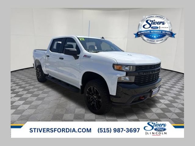 Used 2022 Chevrolet Silverado 1500 Custom Trail Boss w/ Safety Confidence Package AWD/4WD image 1