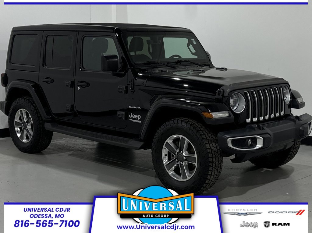 Used 2020 Jeep Wrangler Unlimited Sahara w/ Uconnect 4C Nav & Sound Group