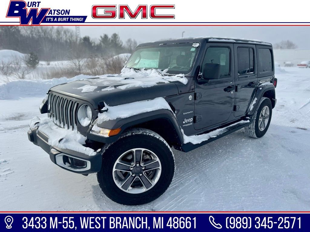 Used 2021 Jeep Wrangler Unlimited Sahara w/ Uconnect 4C Nav & Sound Group