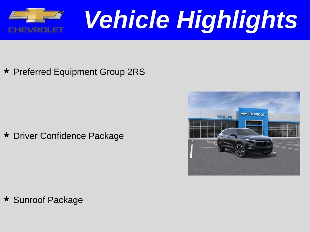 New 2026 Chevrolet Trax RS w/ Sunroof Package image 2