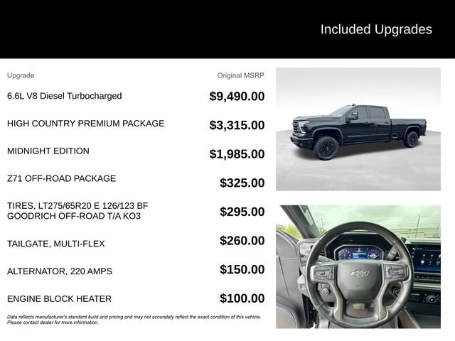 Used 2024 Chevrolet Silverado 2500 High Country w/ High Country Premium Package AWD/4WD image 5