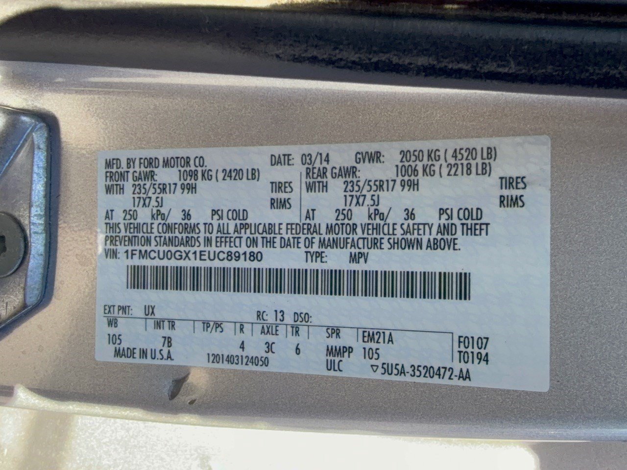 Used 2014 Ford Escape SE FWD image 31