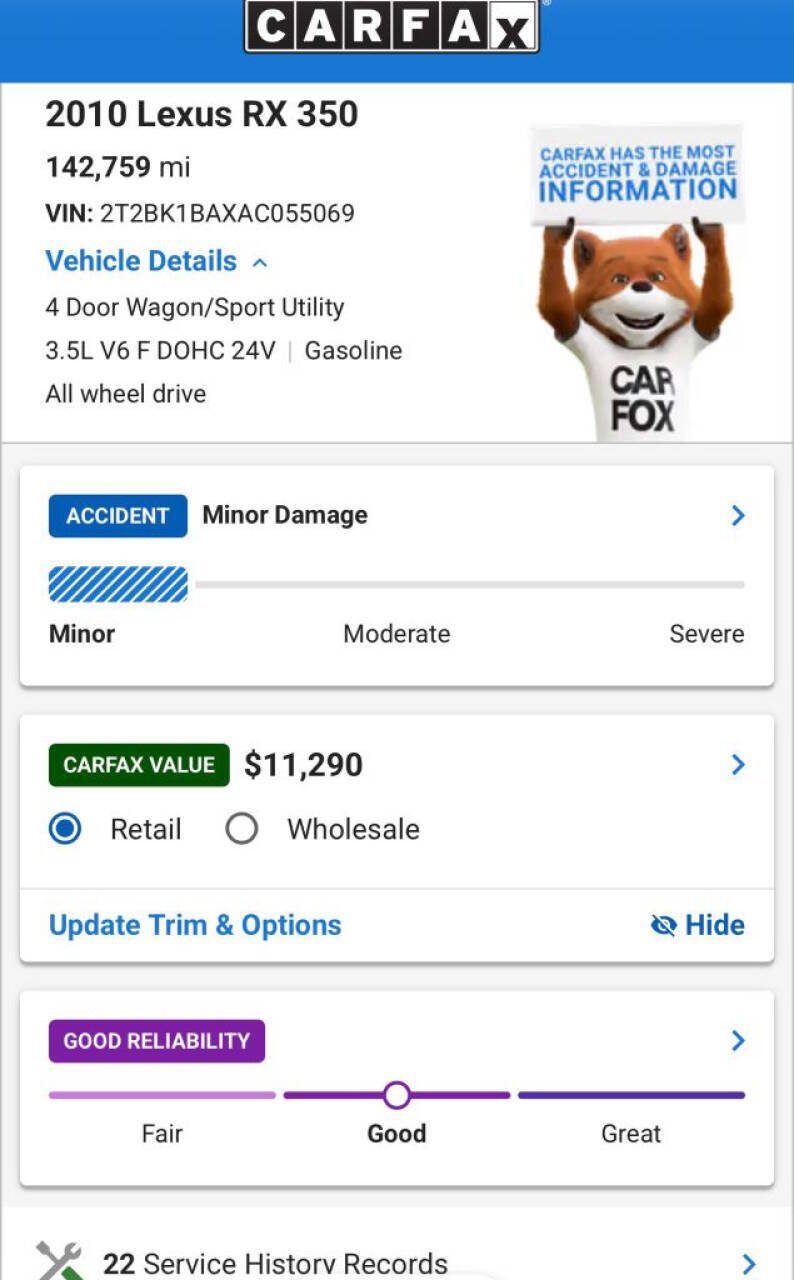 Used 2010 Lexus RX 350 AWD image 23