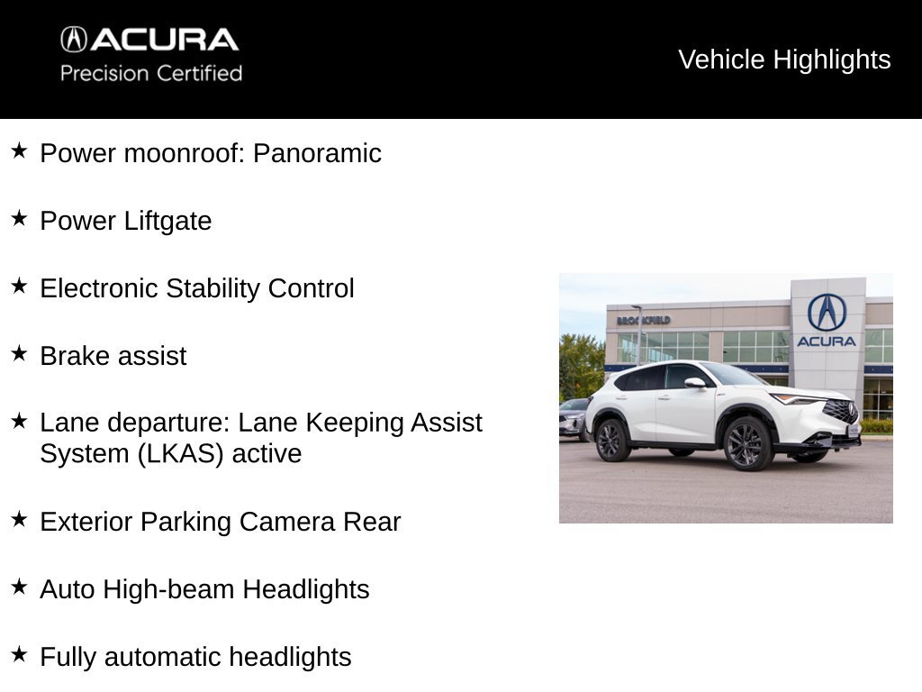 Certified 2025 Acura ADX A-Spec AWD/4WD image 13