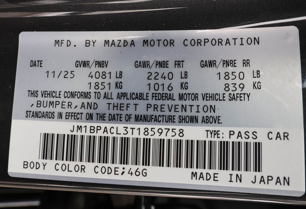 New 2026 MAZDA MAZDA3 2.5 S Sedan w/ Preferred Pkg FWD image 50