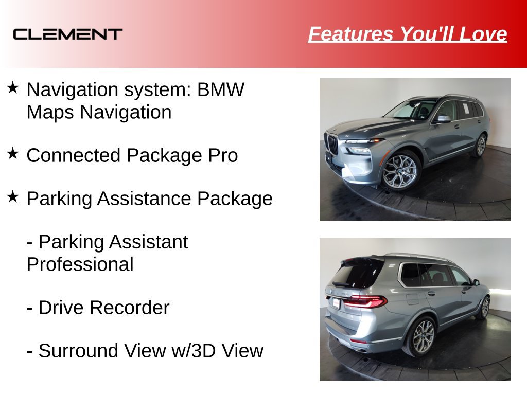 Used 2023 BMW X7 xDrive40i w/ Premium Package AWD/4WD image 9