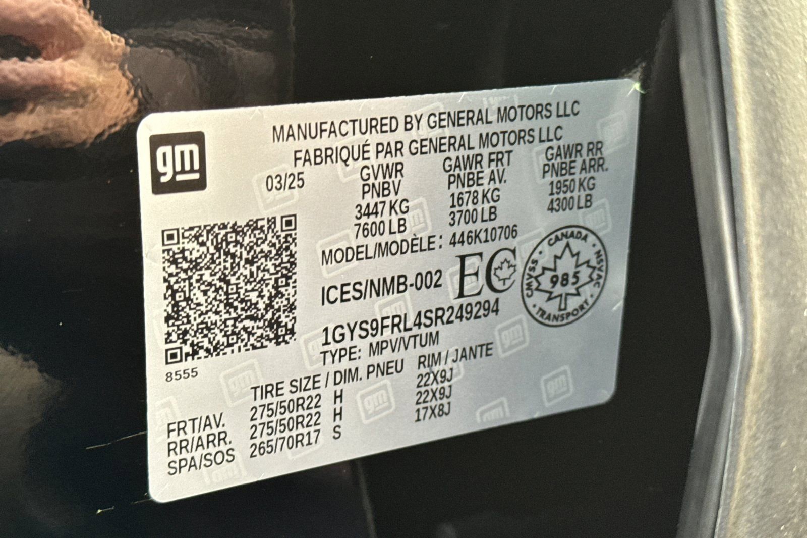 Certified 2025 Cadillac Escalade Sport w/ Touring Package image 36