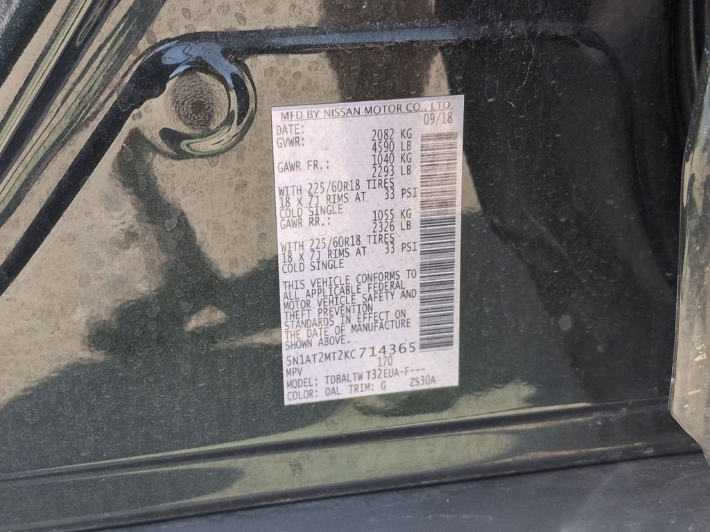 Used 2019 Nissan Rogue SV w/ Sun & Sound Touring Package image 6