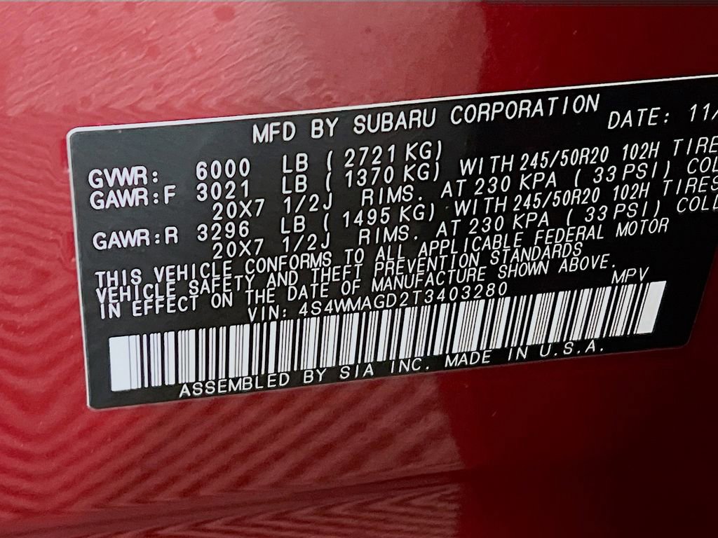 New 2026 Subaru Ascent Limited w/ Popular Package #2 AWD/4WD image 23