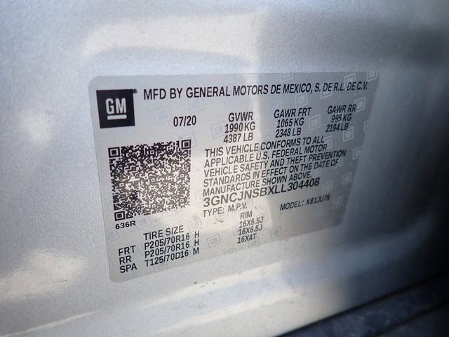 Used 2020 Chevrolet Trax LS w/ Tint and Cruise Package AWD/4WD image 14