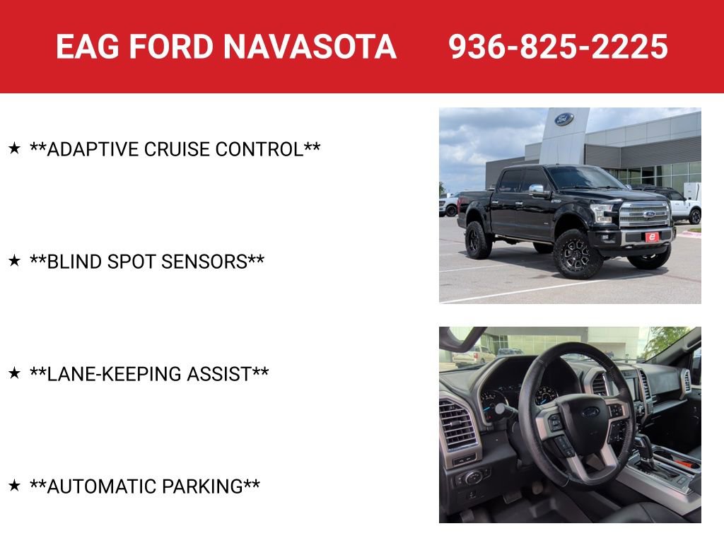 Used 2016 Ford F150 Platinum w/ Equipment Group 701A Luxury image 8