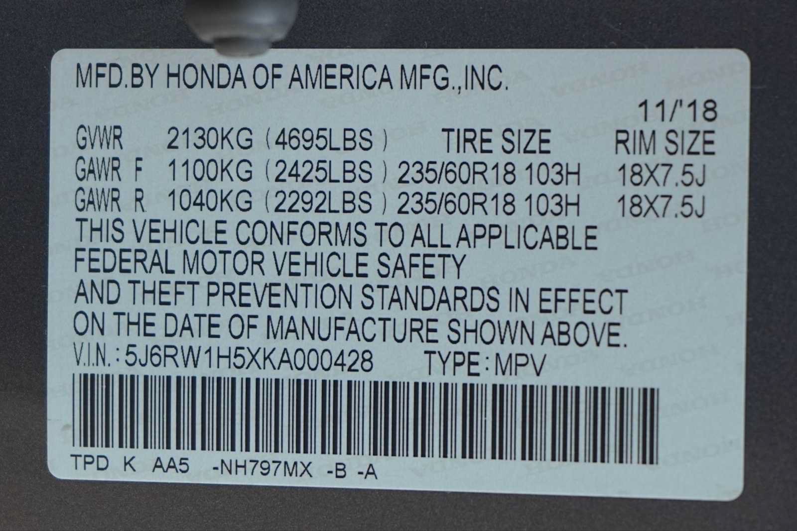 Used 2019 Honda CR-V EX image 30