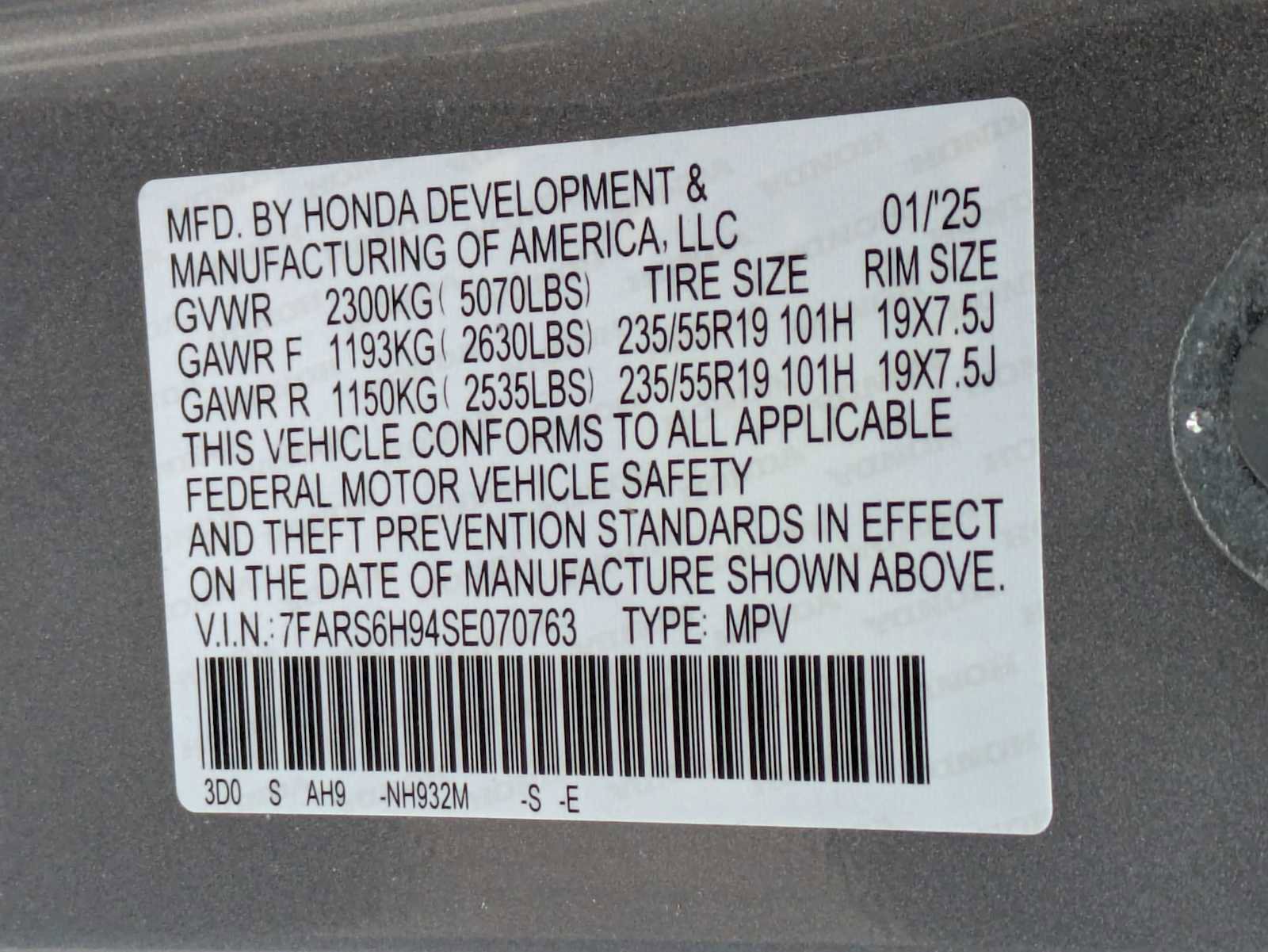 Certified 2025 Honda CR-V Sport Touring image 37