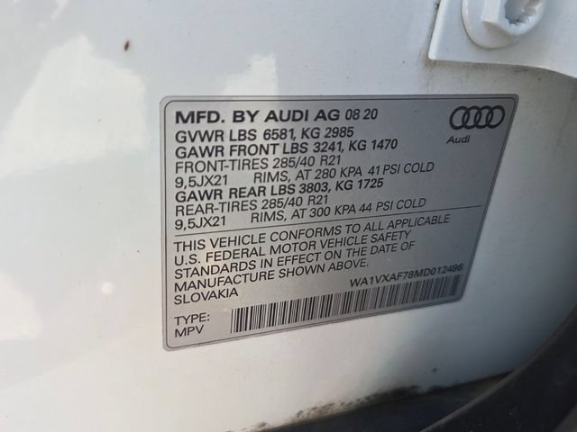 Used 2021 Audi Q7 3.0T Prestige w/ Prestige Package AWD/4WD image 6