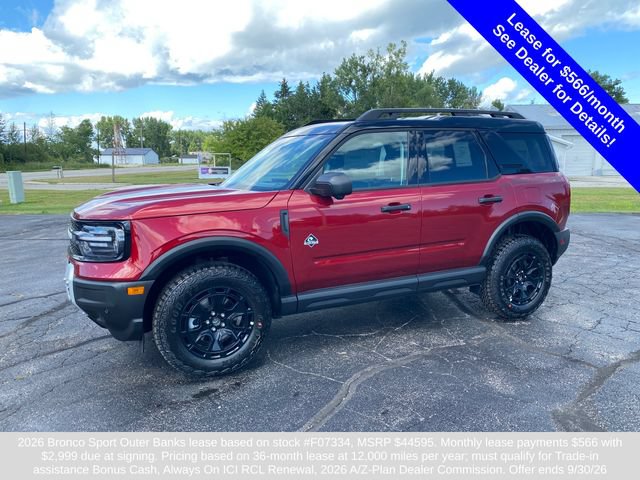 New 2026 Ford Bronco Sport Outer Banks w/ Sasquatch Outer Banks Package AWD/4WD video 3