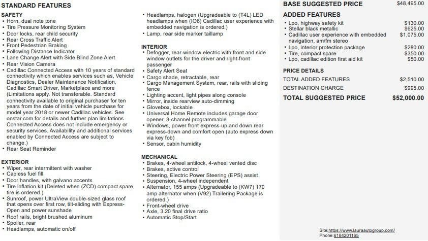 Certified 2019 Cadillac XT5 Luxury FWD image 2