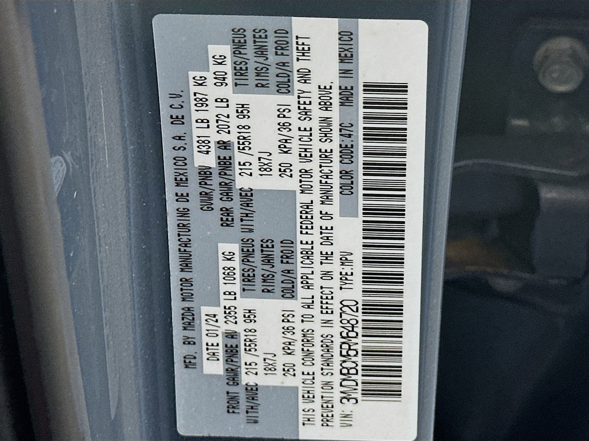 Used 2024 MAZDA CX-30 AWD 2.5 S w/ Preferred Package image 12