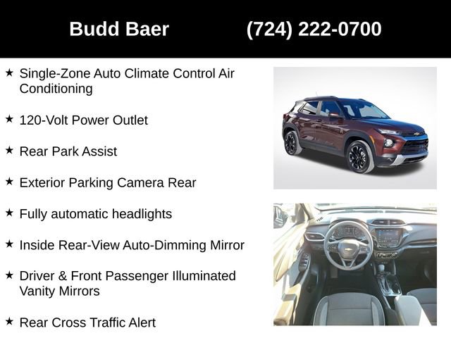 Certified 2022 Chevrolet TrailBlazer LT w/ Convenience Package image 21