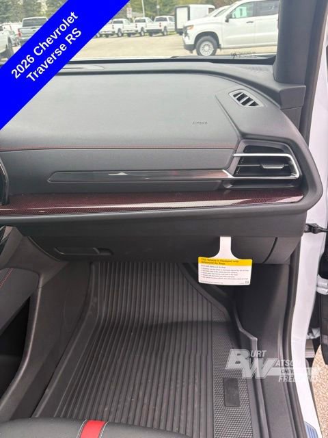 New 2026 Chevrolet Traverse RS w/ LPO, Floor Liner Package AWD/4WD image 31