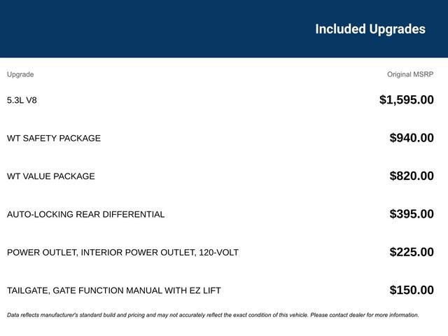 New 2025 Chevrolet Silverado 1500 W/T w/ WT Safety Package RWD image 8