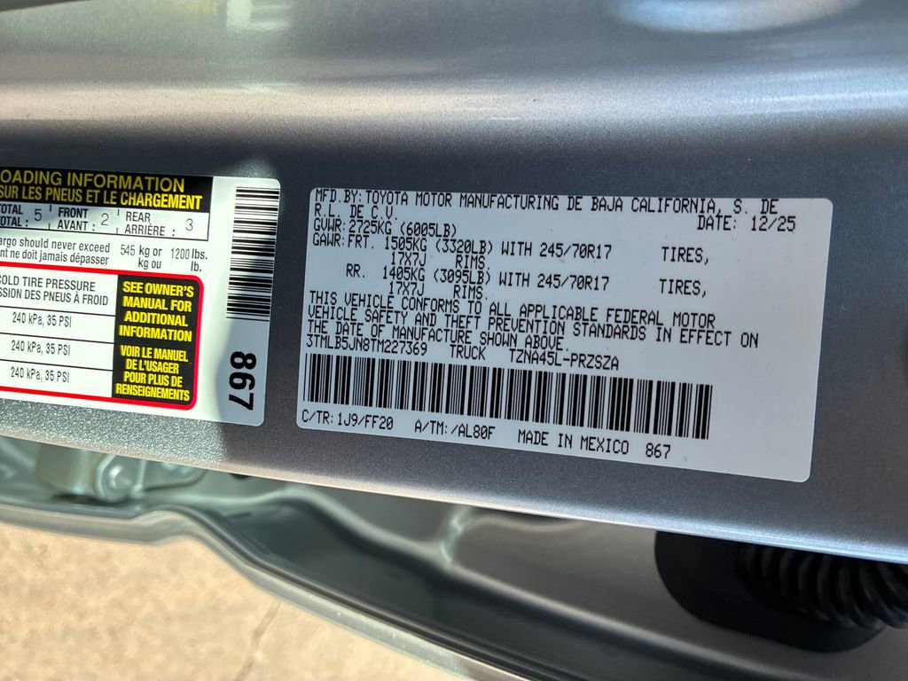 New 2026 Toyota Tacoma SR5 image 47