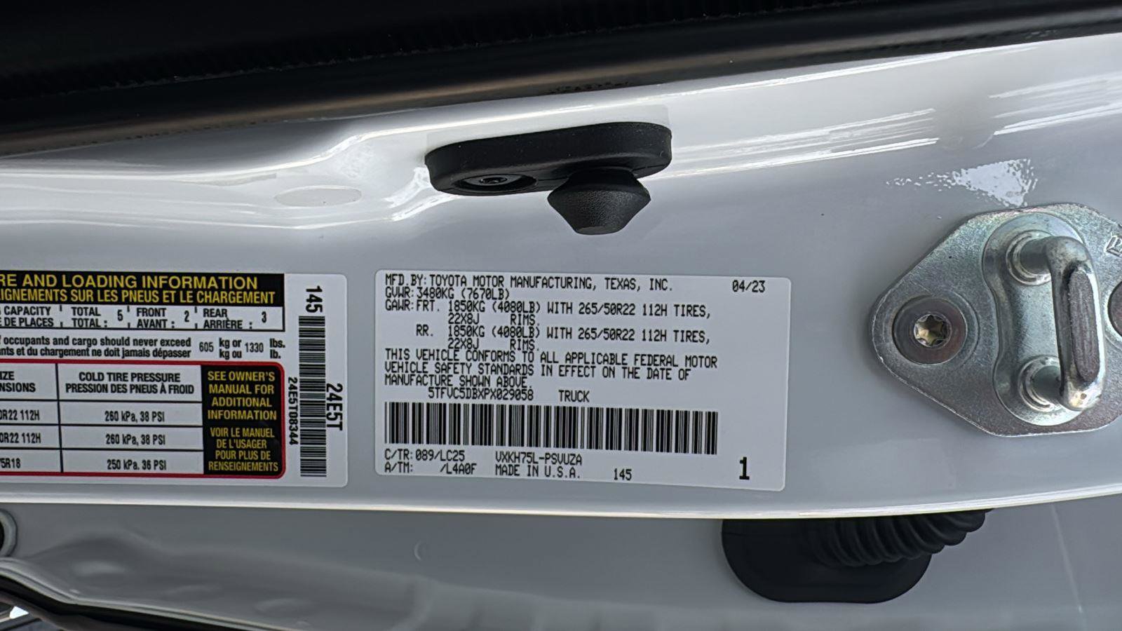 Used 2023 Toyota Tundra Capstone image 24