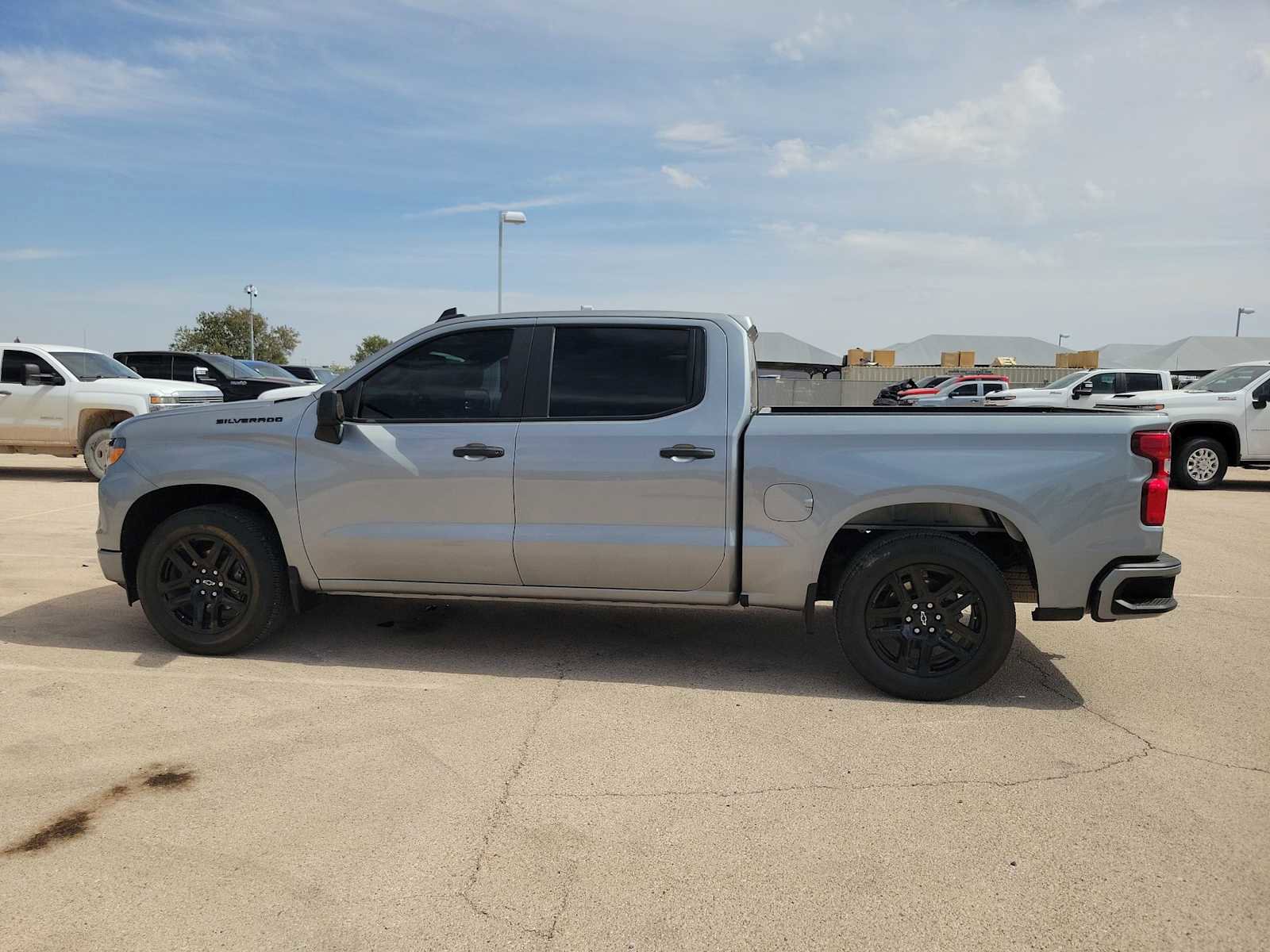 Used 2024 Chevrolet Silverado 1500 Custom w/ LPO, Dark Essentials Package RWD image 5
