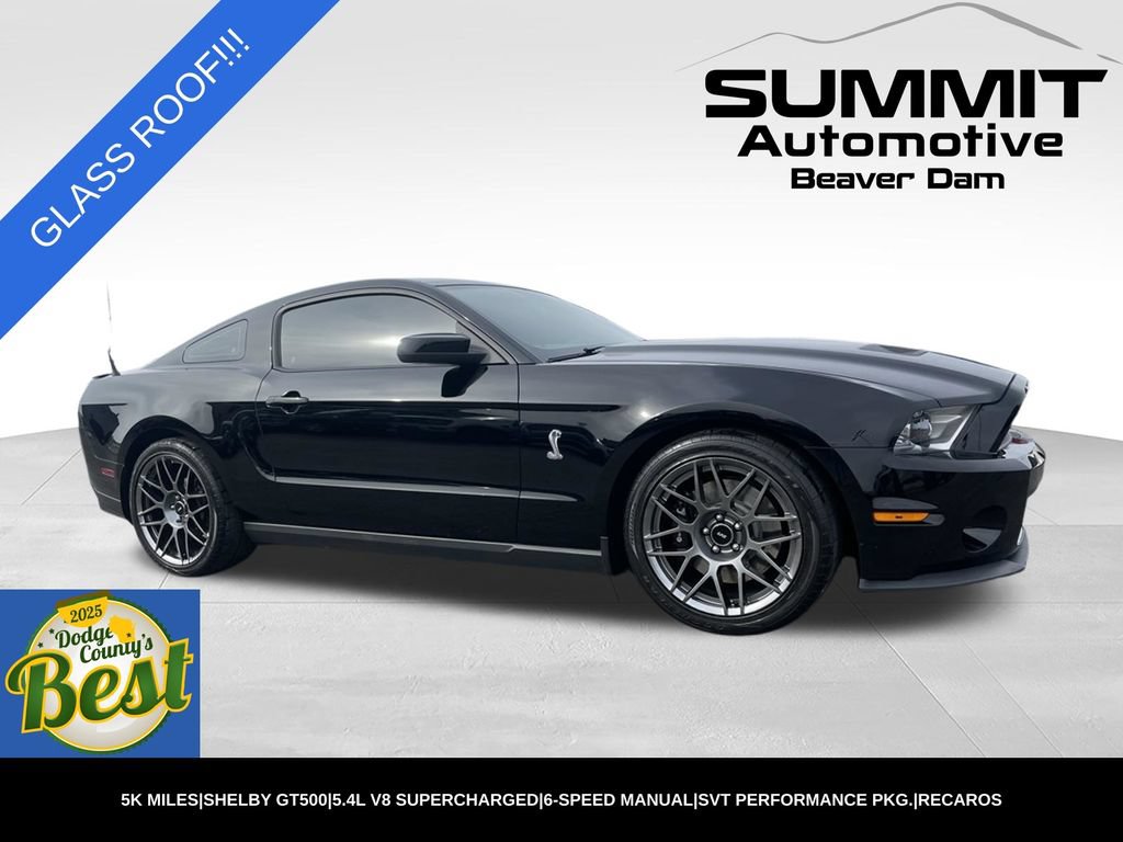 Used 2012 Ford Mustang Shelby GT500 w/ SVT Performance Pkg