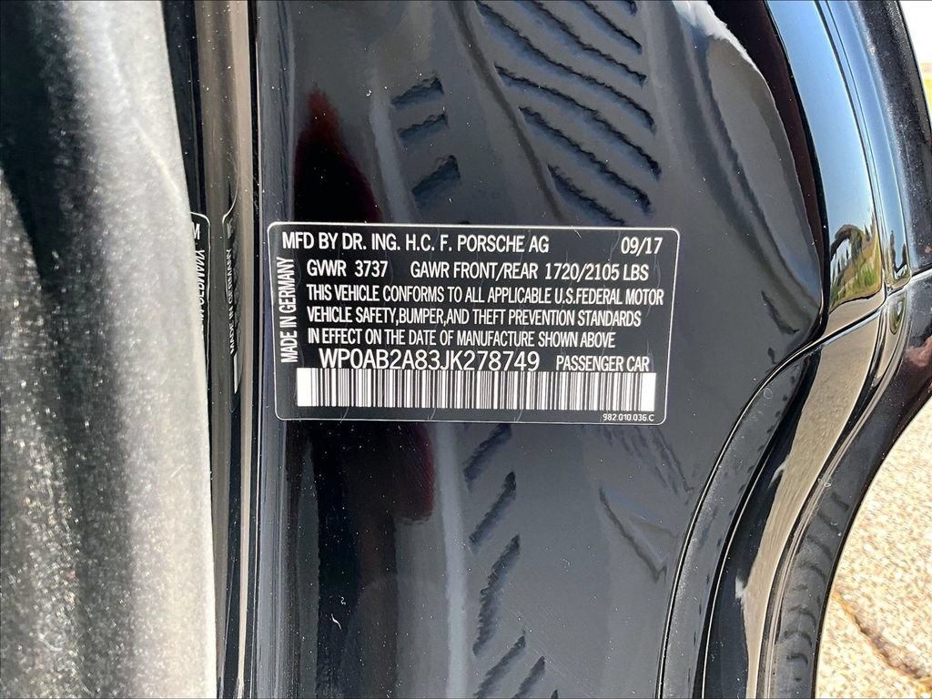 Certified 2018 Porsche 718 Cayman S RWD image 25