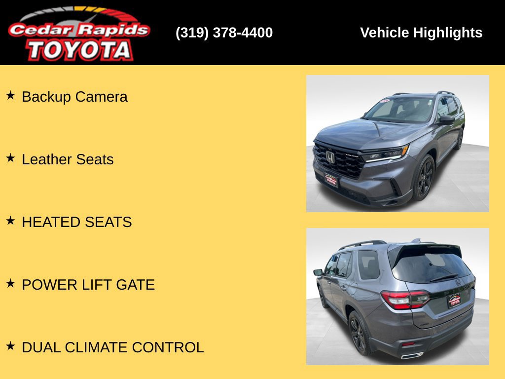 Used 2025 Honda Pilot Black Edition image 15
