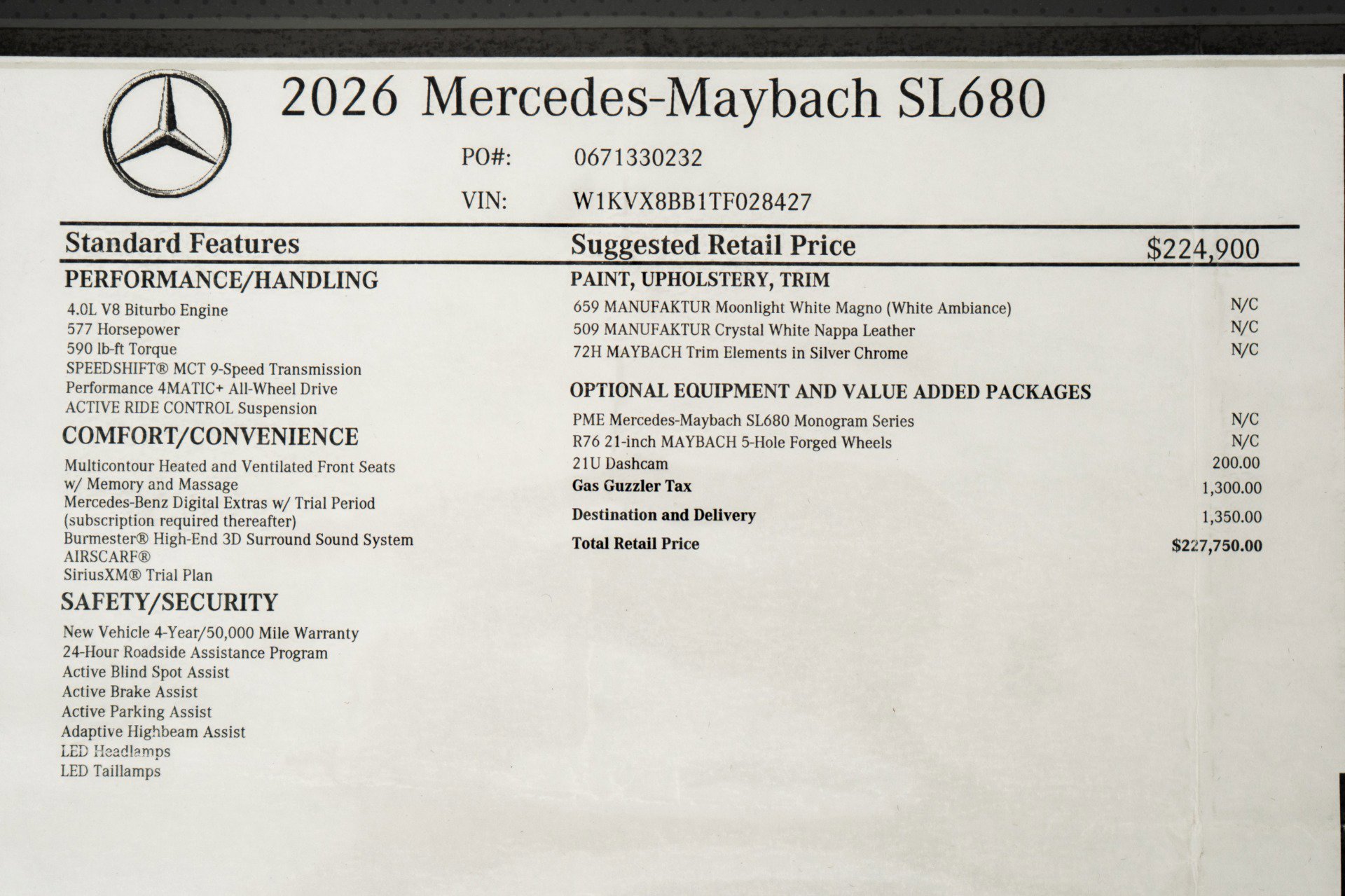 Used 2026 Mercedes-Benz Maybach SL 680 image 25