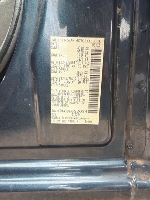 Used 2018 Nissan NV 3500 SV w/ Navigation Package RWD image 7