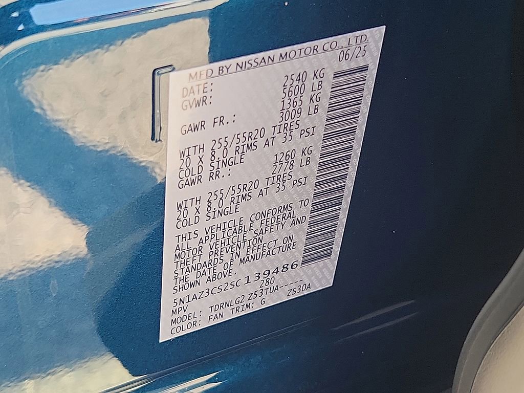 New 2025 Nissan Murano SL w/ Cargo Package image 11