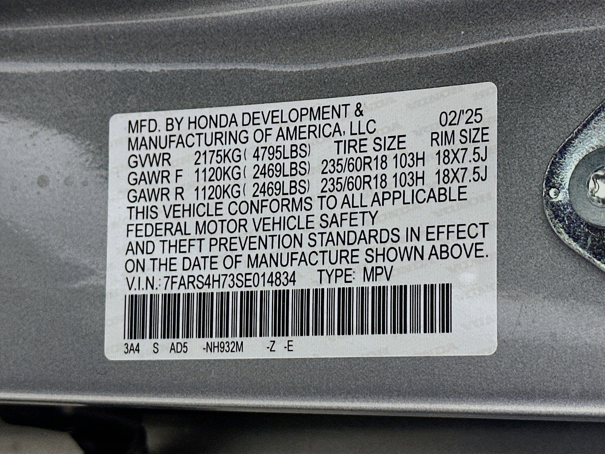 Used 2025 Honda CR-V EX-L image 12