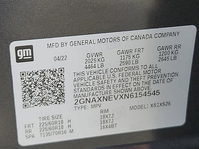 Certified 2022 Chevrolet Equinox Premier image 27