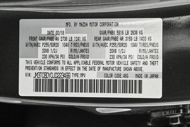 Used 2018 MAZDA CX-9 Grand Touring image 25