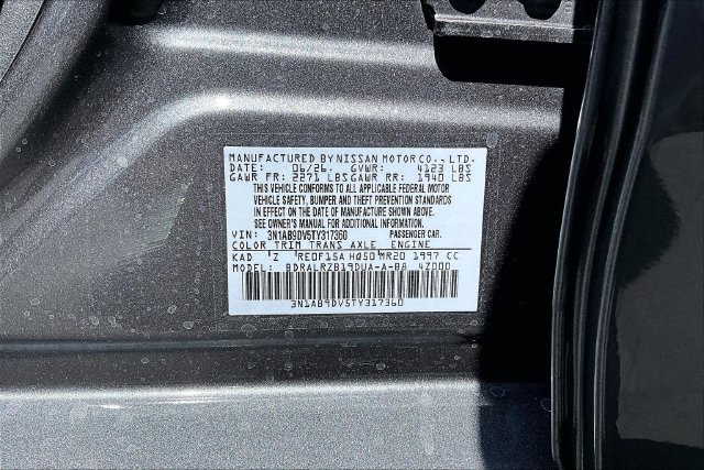 New 2026 Nissan Sentra SR w/ SR All Weather Package FWD image 14