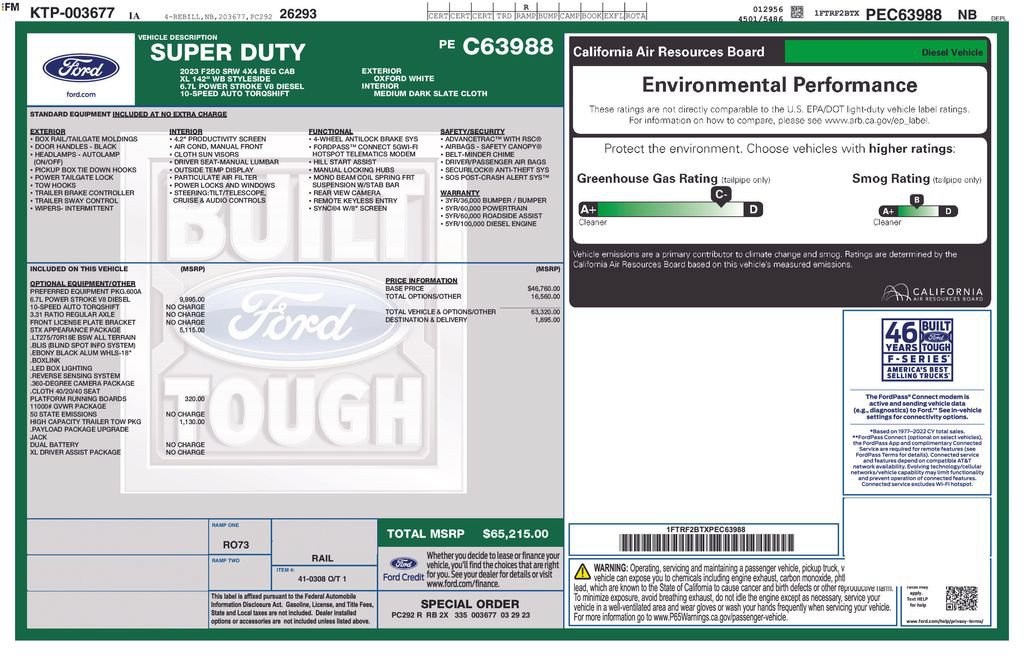 Used 2023 Ford F250 XL w/ STX Appearance Package AWD/4WD image 10