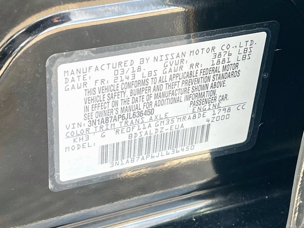 Used 2018 Nissan Sentra SV FWD image 29