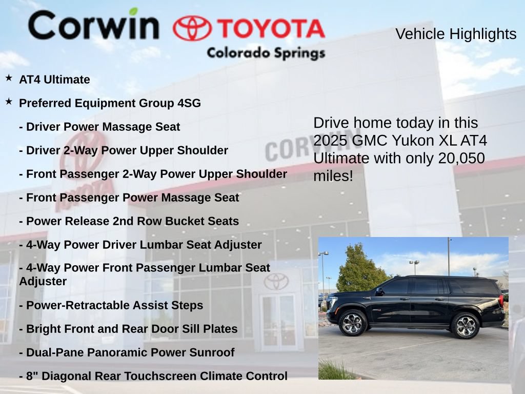 Used 2025 GMC Yukon XL AT4 Ultimate AWD/4WD image 7